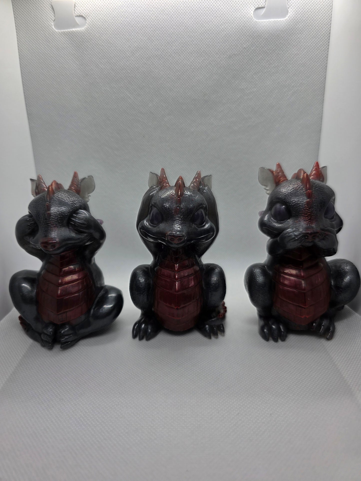 Set of See No Evil, Hear No Evil, Speak No Evil Dragons